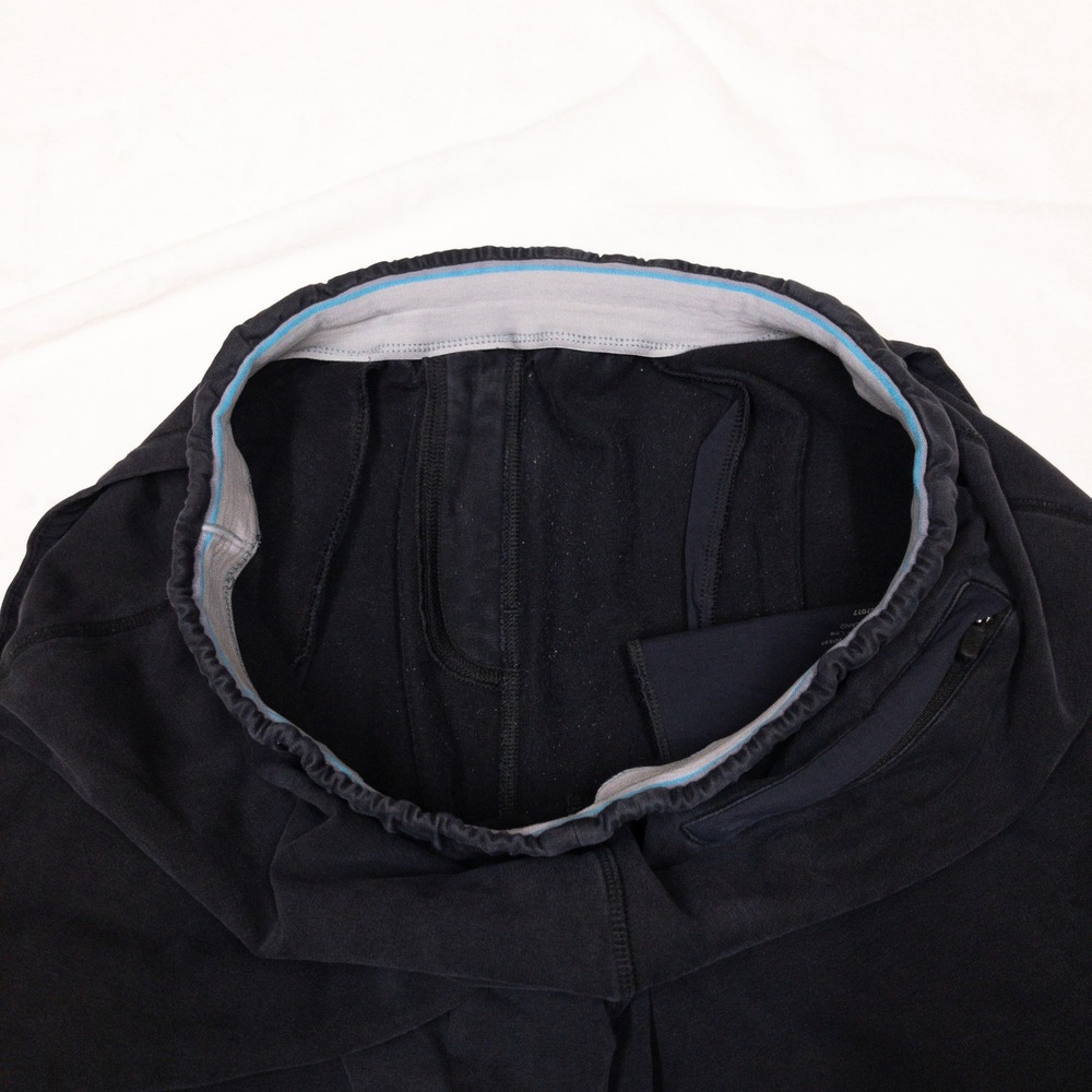 Mack Weldon Ace Sweatpants Mens Large Black Tapered Stretch Drawstring - Picture 4 of 11